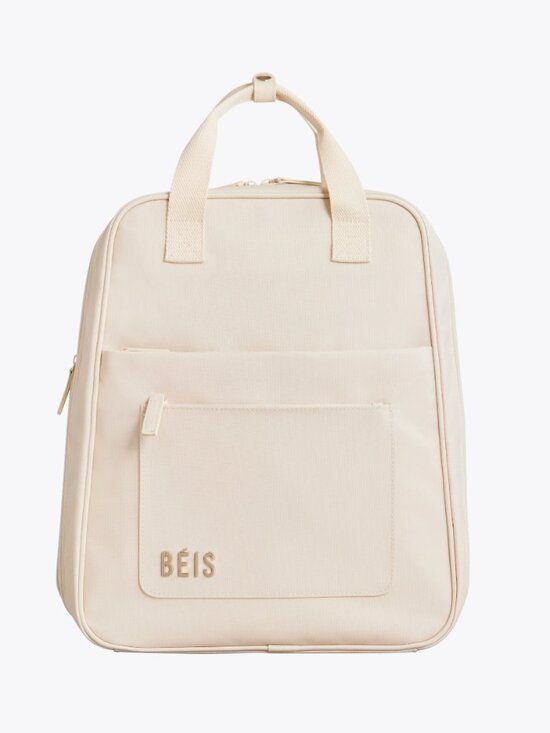 BEIS Handbags - BEIS The Expandable Backpack (Beige)
